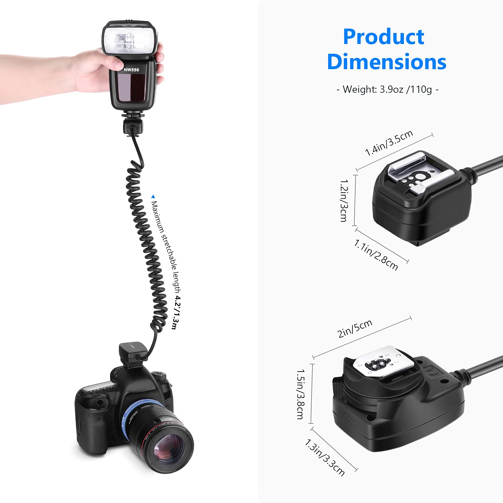 Foto 2 | Nuevo Cable Flash Speedlite Ttl Para Cámaras Réflex Digitales Canon - Venta Internacional.