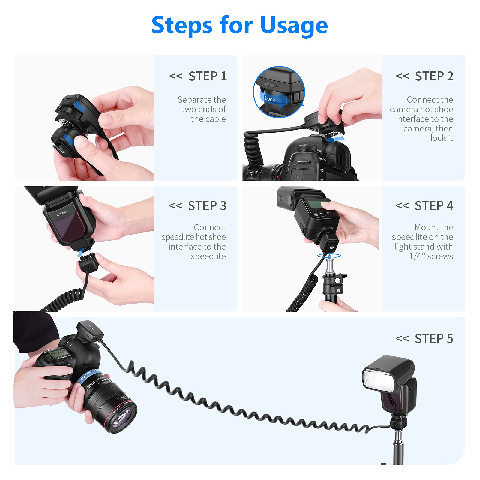 Foto 5 | Nuevo Cable Flash Speedlite Ttl Para Cámaras Réflex Digitales Canon - Venta Internacional.