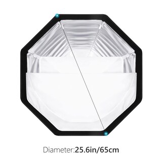 Foto 2 | Softbox Neewer Octogonal De 65 Cm Con Soporte Bowens Para Estudio - Venta Internacional.