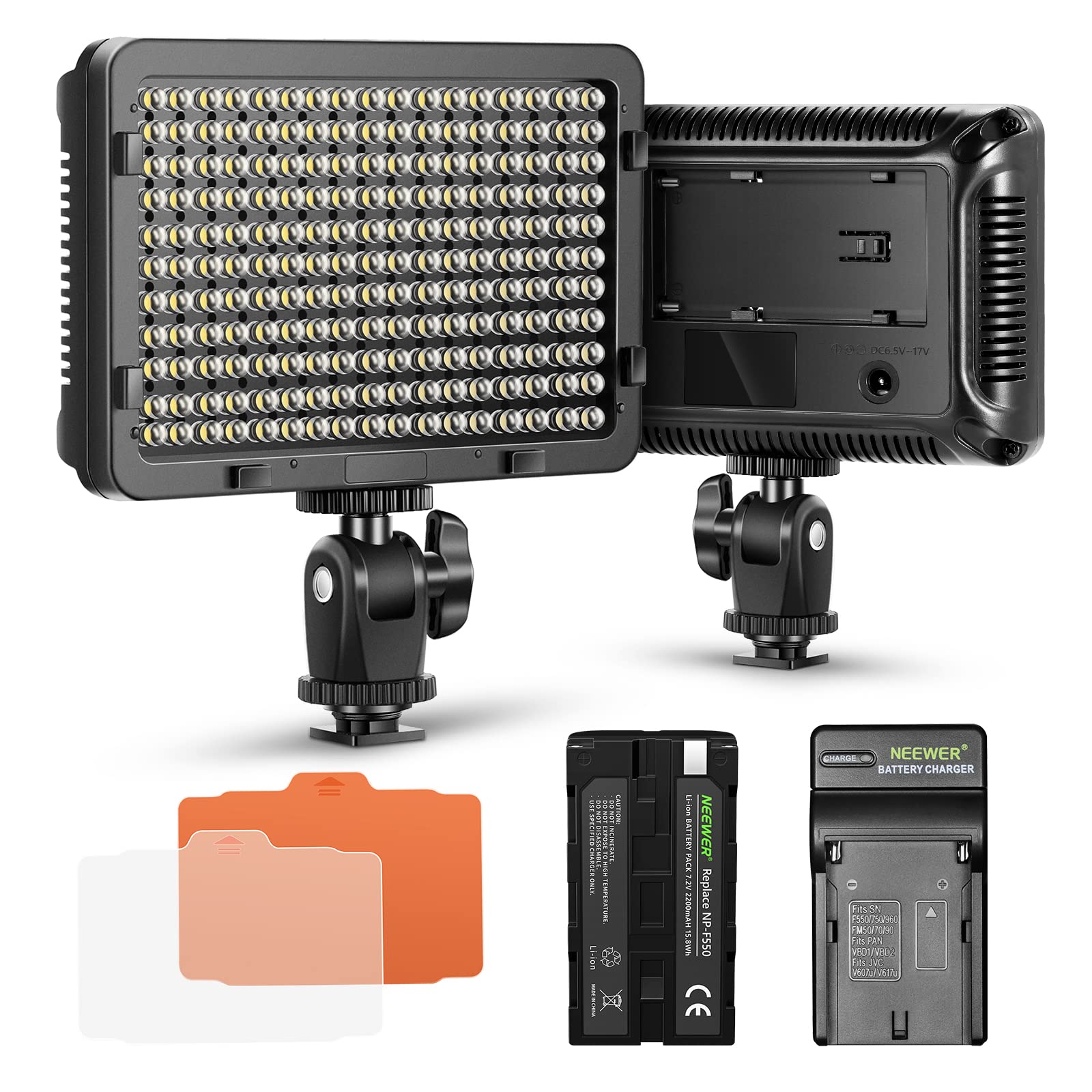 Luz Led De Vídeo Neewer 176 Regulable Con Batería Para Cámara - Venta Internacional.
