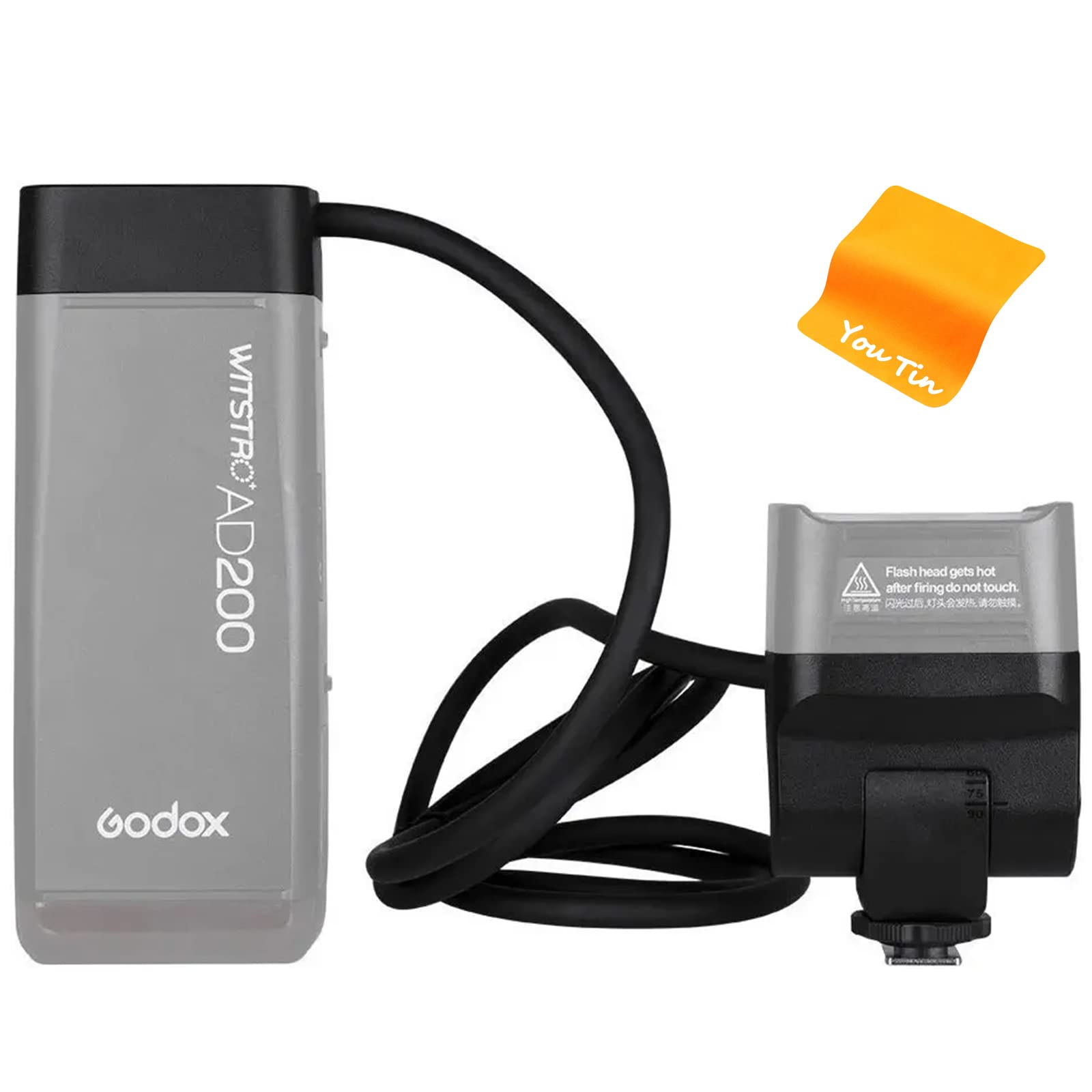 Foto 2 pulgar | Cabezal De Extensión De Flash Godox Ec200 Ad200 Con Cable De 2 M Para Ad200 - Venta Internacional.