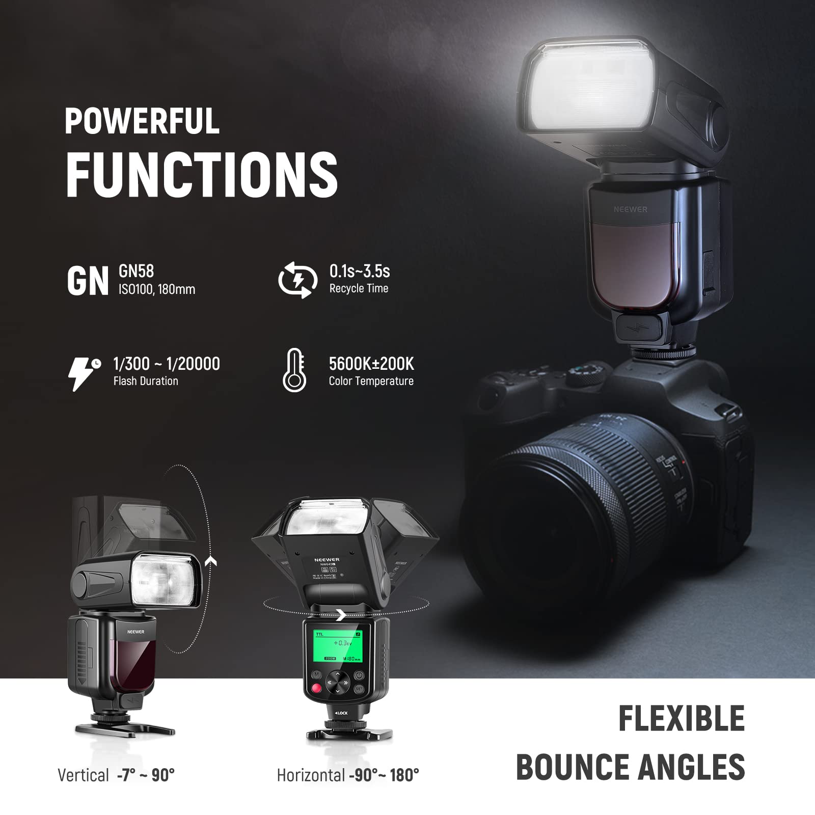 Foto 3 pulgar | Flash Speedlite Neewer Nw645ii-c Ttl Para Cámaras Canon Eos - Venta Internacional.