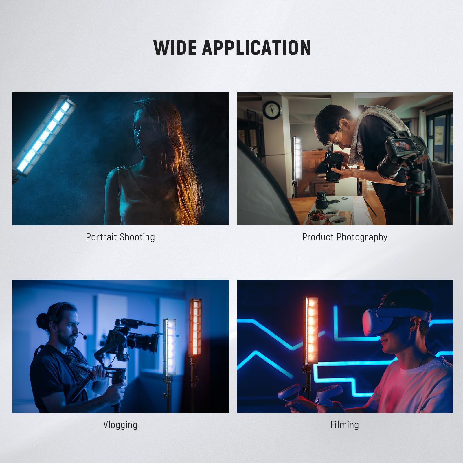 Foto 6 | Difusor Softbox Grid Strip Para Lámpara Led Neewer Bh20b - Venta Internacional.
