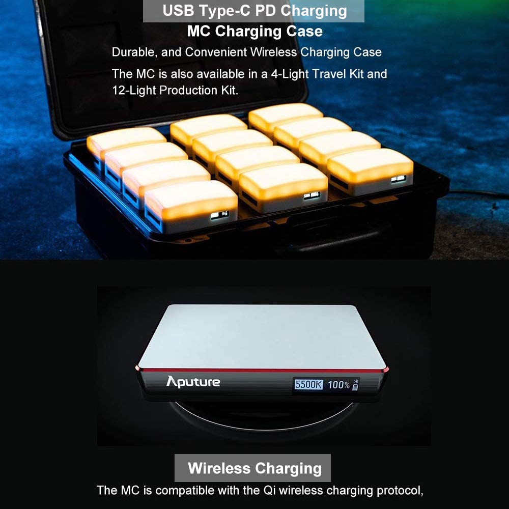 Foto 7 | Luz De Vídeo En Cámara Aputure Amaran Al-mc Rgbww Cri 96+ - Venta Internacional.