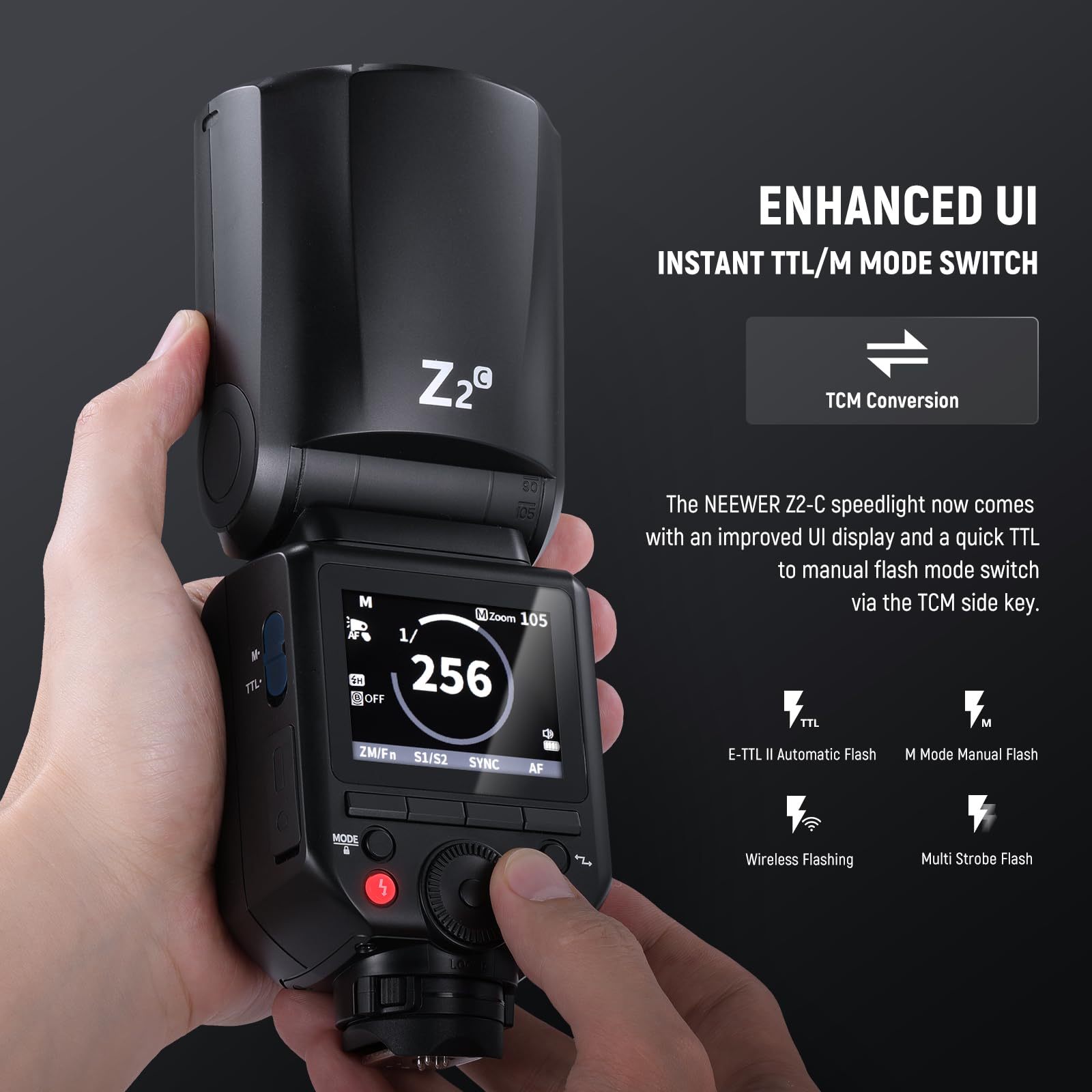 Foto 2 | Flash Speedlite Neewer Z2-c 2.4g Ttl Para Canon Con Difusor - Venta Internacional.
