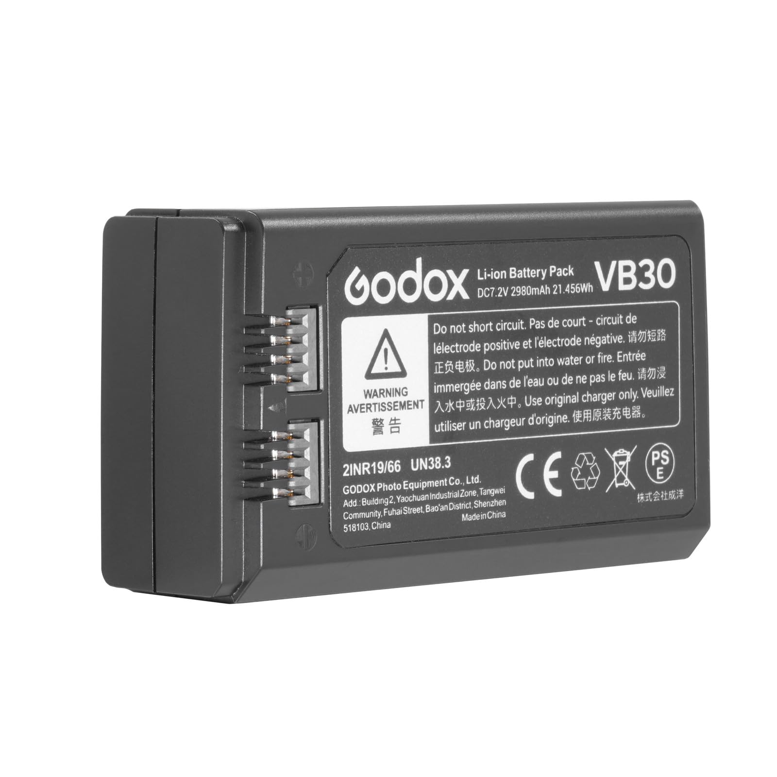 Foto 3 pulgar | Paquete De Baterías Godox V1 Pro Vb30 7.2v 2980mah Litio - Venta Internacional.