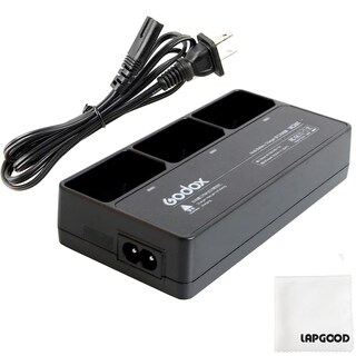 Foto 3 | Kit De Cargador De Batería Triple Godox Vc26t Para Godox Flash - Venta Internacional.