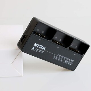 Foto 4 | Kit De Cargador De Batería Triple Godox Vc26t Para Godox Flash - Venta Internacional.