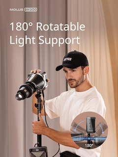 Foto 6 | Lámpara De Vídeo Cob Zhiyun Molus G200 200 200 W 2700-6500 K 9460 Lm - Venta Internacional.