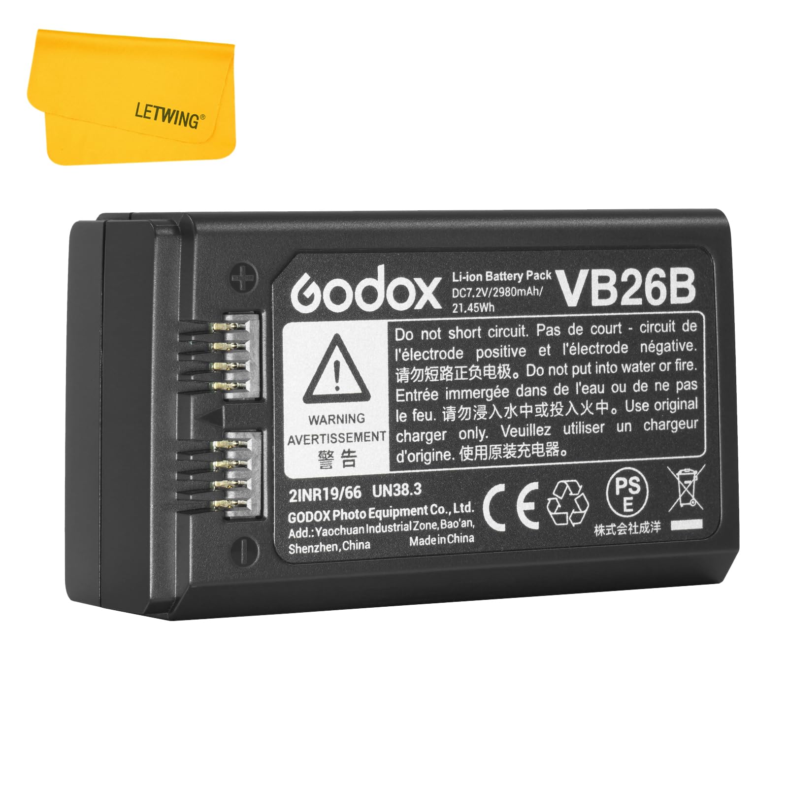 Batería De Repuesto Godox V1 Para V1-s V1-c V1-n V1-f V1-o - Venta Internacional.