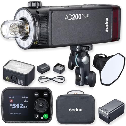 Flash Godox Ad200 Pro Ii Con Sincronización X3, 200 W De Potencia - Venta Internacional.