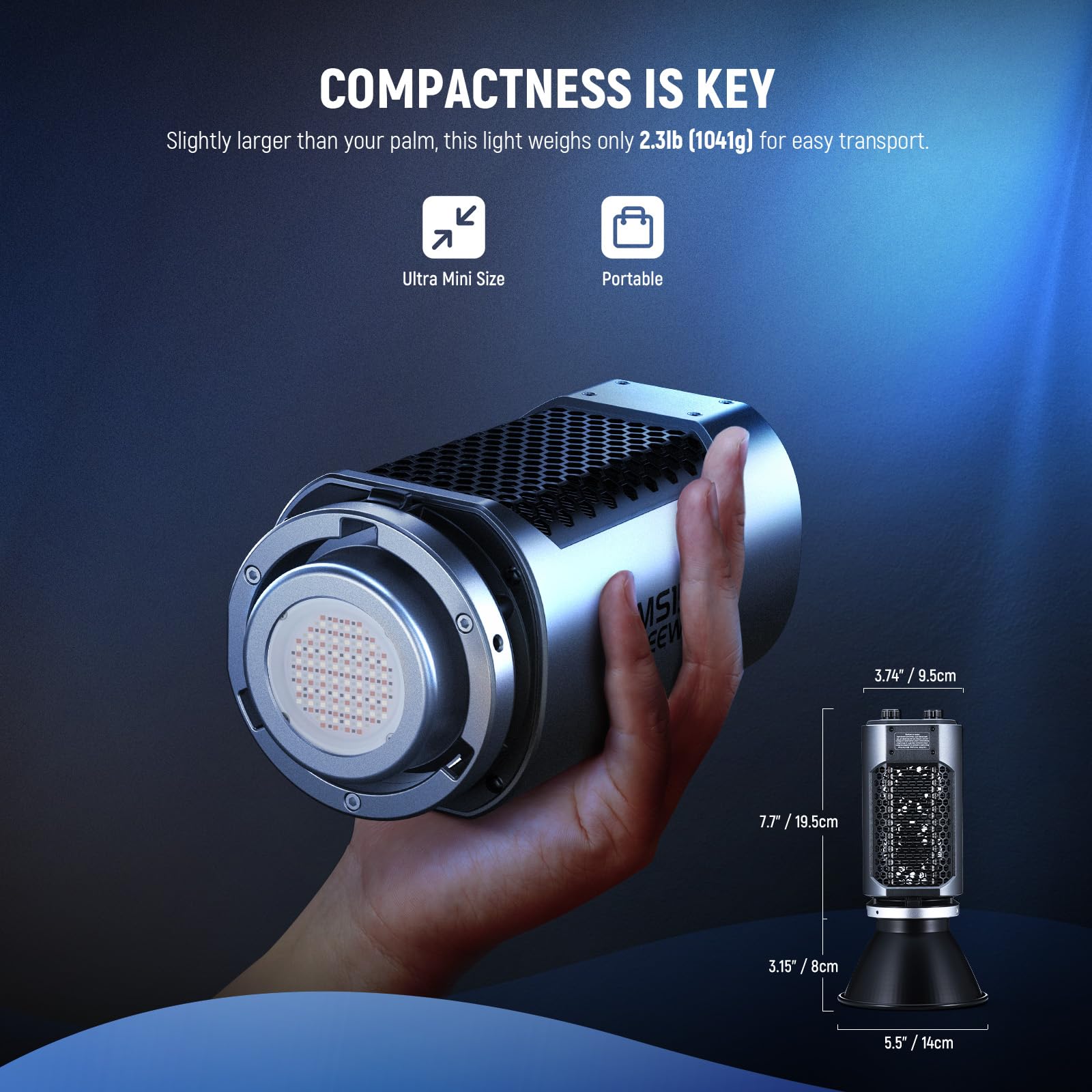 Foto 4 pulgar | Lámpara Led De Vídeo Neewer Ms150c Rgbww De 150 W Con Control 2700k-6500k - Venta Internacional.