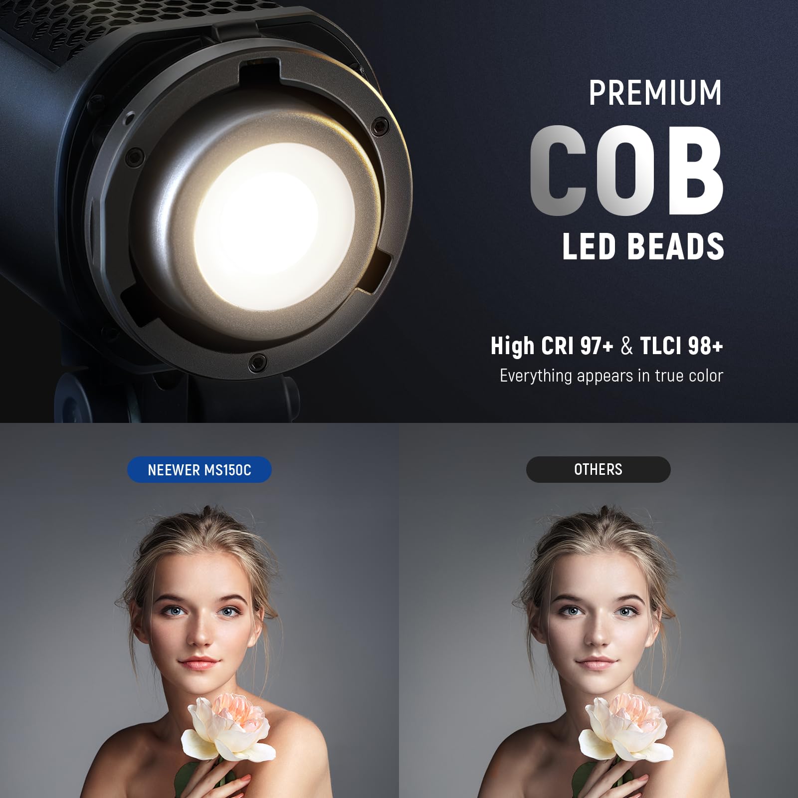 Foto 5 pulgar | Lámpara Led De Vídeo Neewer Ms150c Rgbww De 150 W Con Control 2700k-6500k - Venta Internacional.