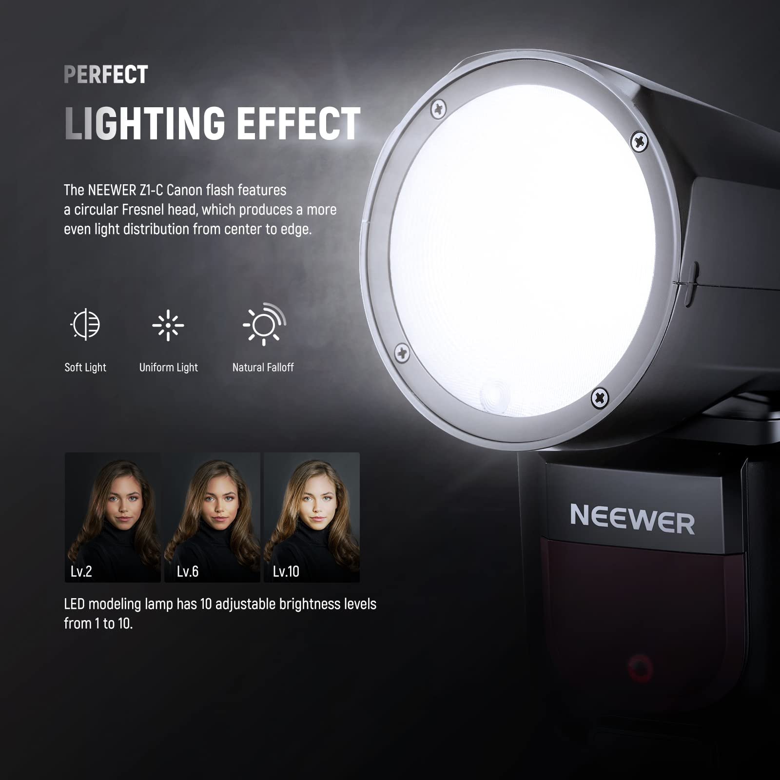 Foto 4 pulgar | Flash Speedlite Neewer Z1-c Ttl Para Cámaras Réflex Digitales Canon - Venta Internacional.