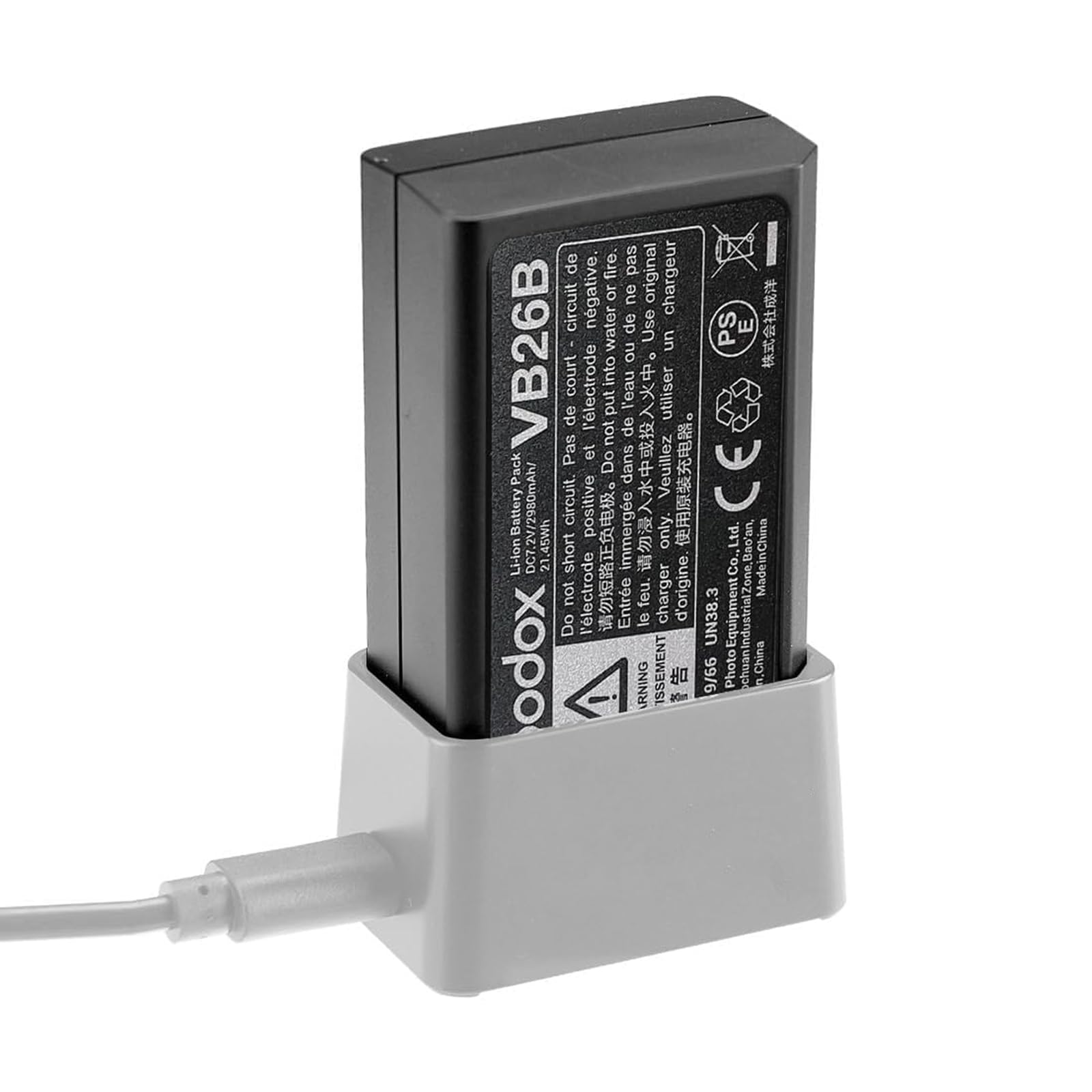 Foto 4 pulgar | Batería Para Godox V1 V860iii V850iii Ad100pro Vb26b 2980 Mah - Venta Internacional.