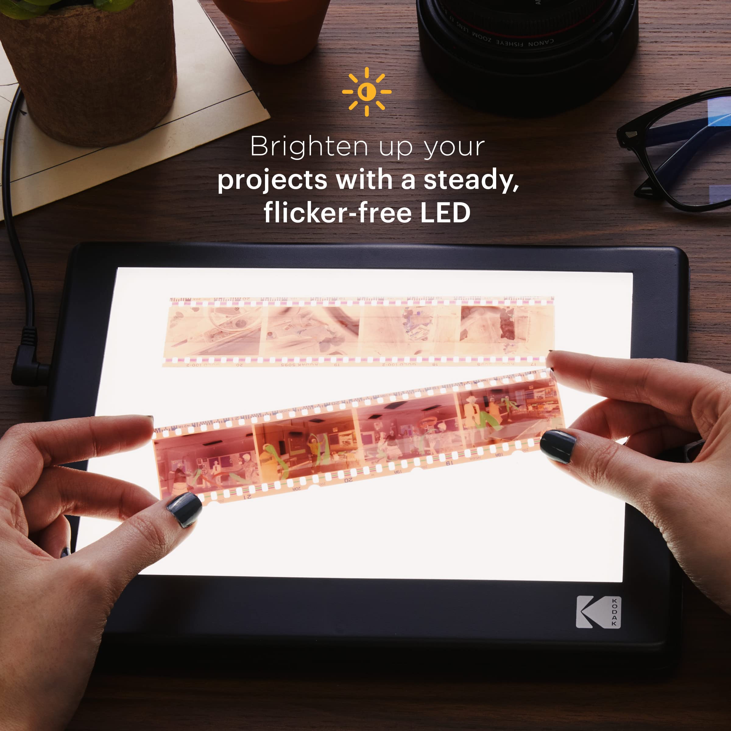 Foto 5 | Caja De Luz Led Kodak De 18 X 13 Cm Para Negativos, Diapositivas Y Películas - Venta Internacional.