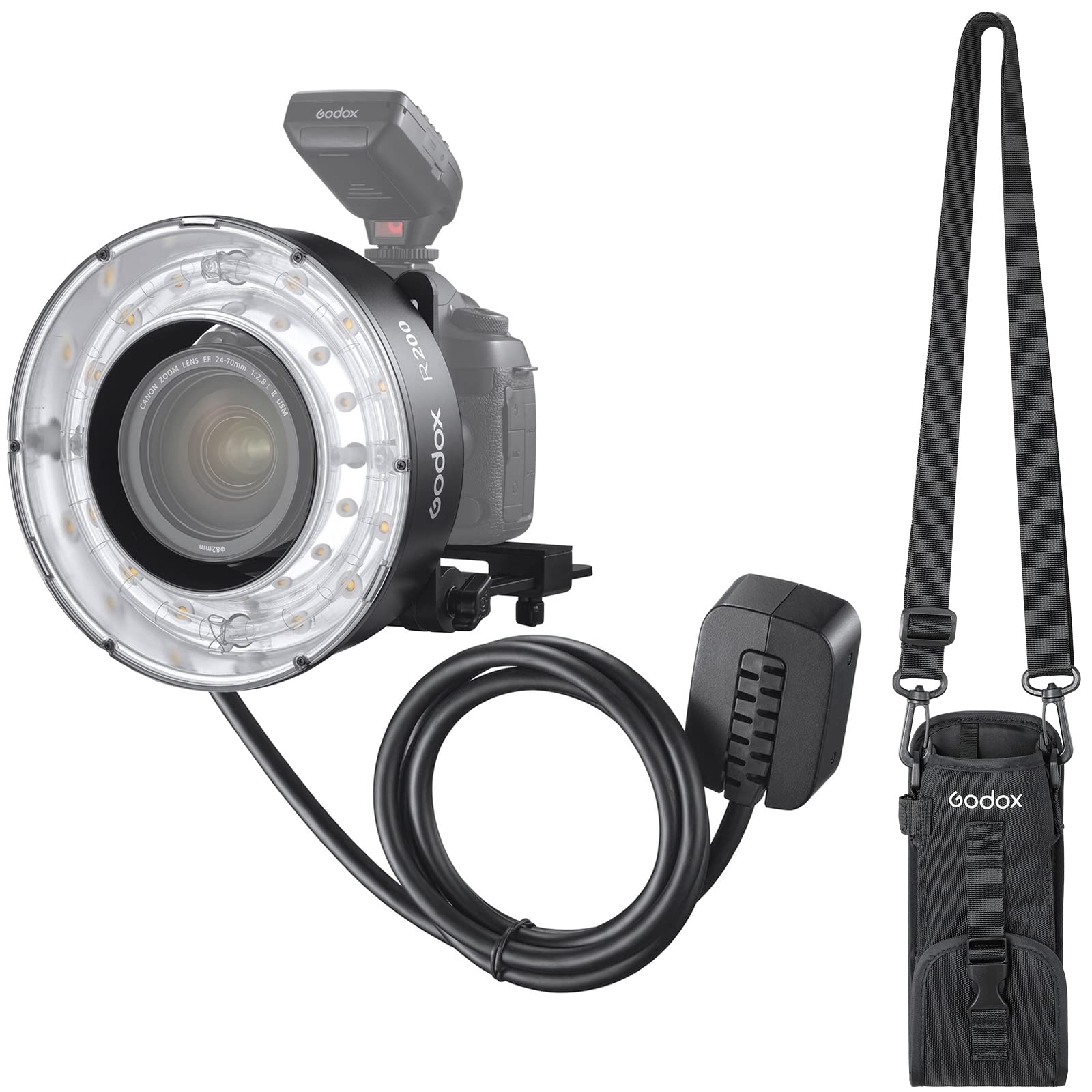 Foto 2 pulgar | Cabezal De Flash Anular Godox R200 Para Ad200 Ad200 Pro 200ws - Venta Internacional.