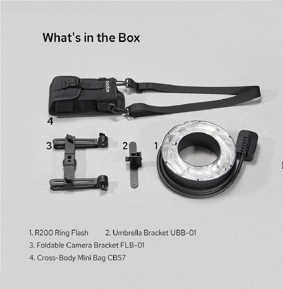 Foto 2 | Cabezal De Flash Anular Godox R200 Para Ad200 Ad200 Pro 200ws - Venta Internacional.