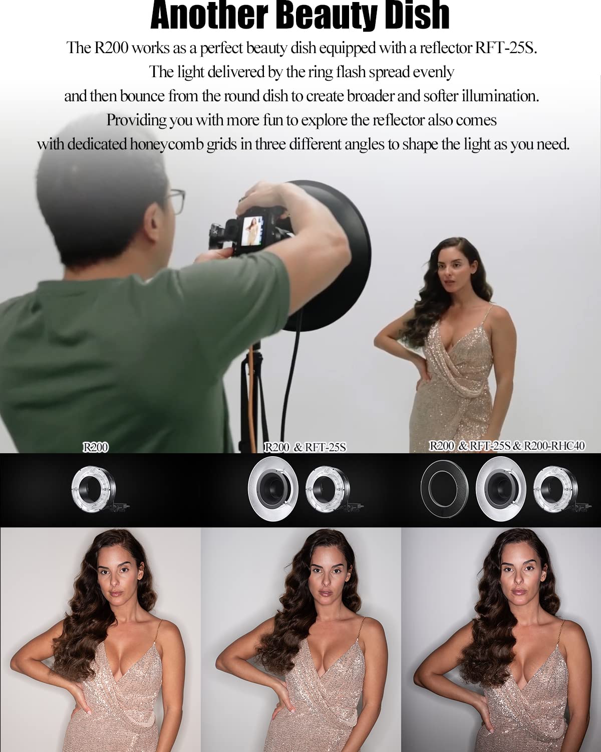 Foto 6 pulgar | Cabezal De Flash Anular Godox R200 Para Ad200 Ad200 Pro 200ws - Venta Internacional.