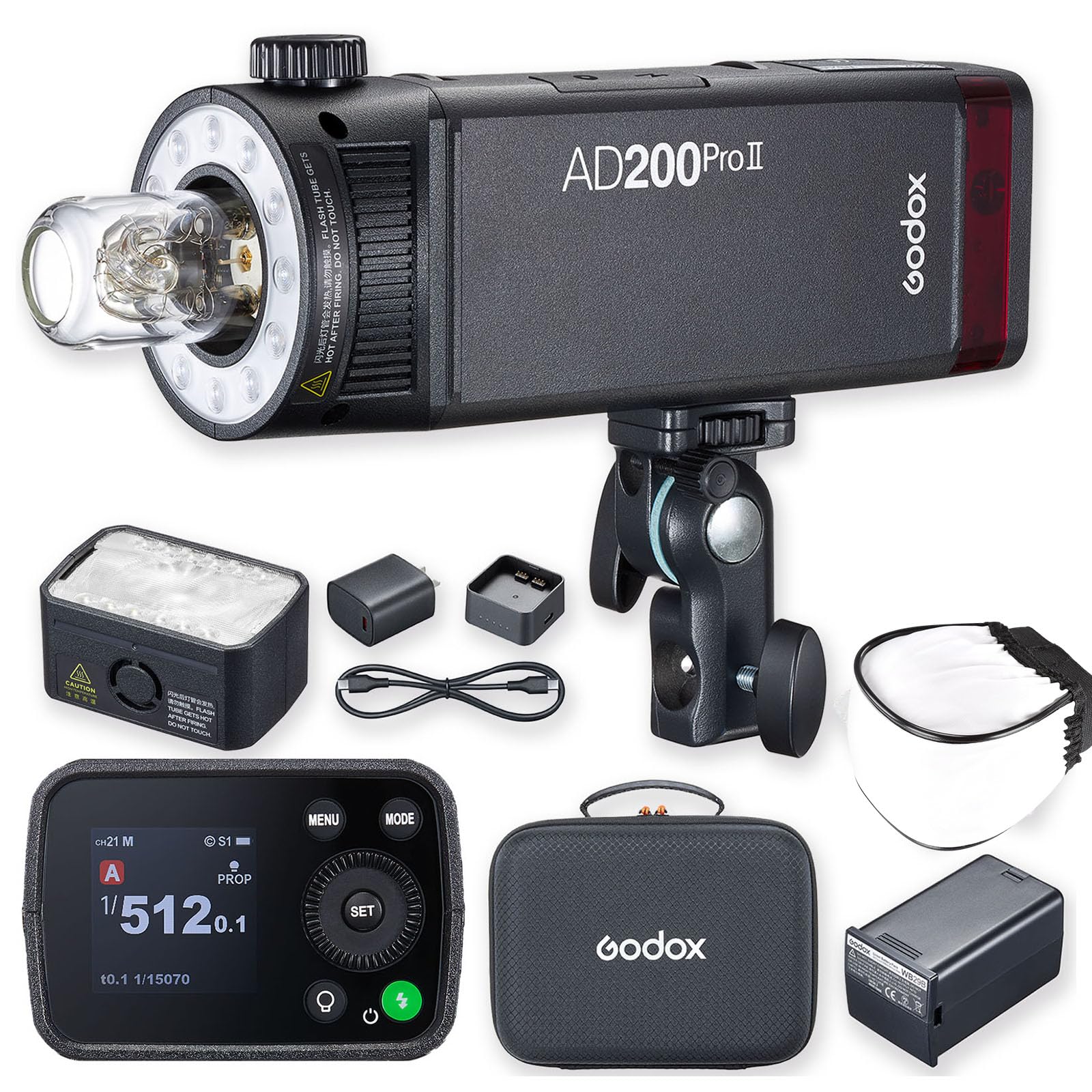 Luz Estroboscópica Godox Ad200 Pro Ii Ad200pro Ii Ad200pro Ii - Venta Internacional.