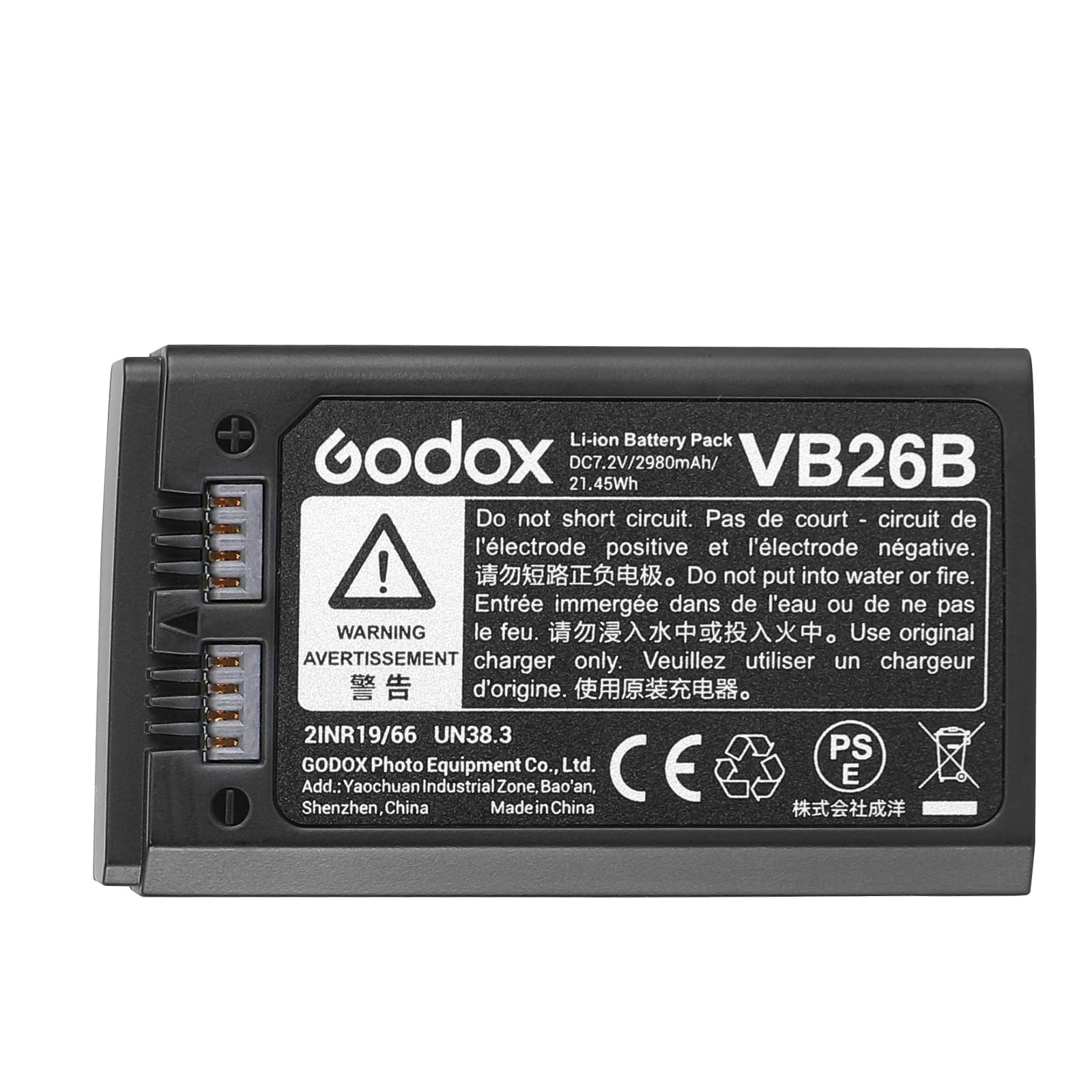 Foto 4 pulgar | Paquete De Baterías Godox Vb26b 7.2v/2980mah/21.45wh Para V1, V850iii Y V860iii - Venta Internacional.