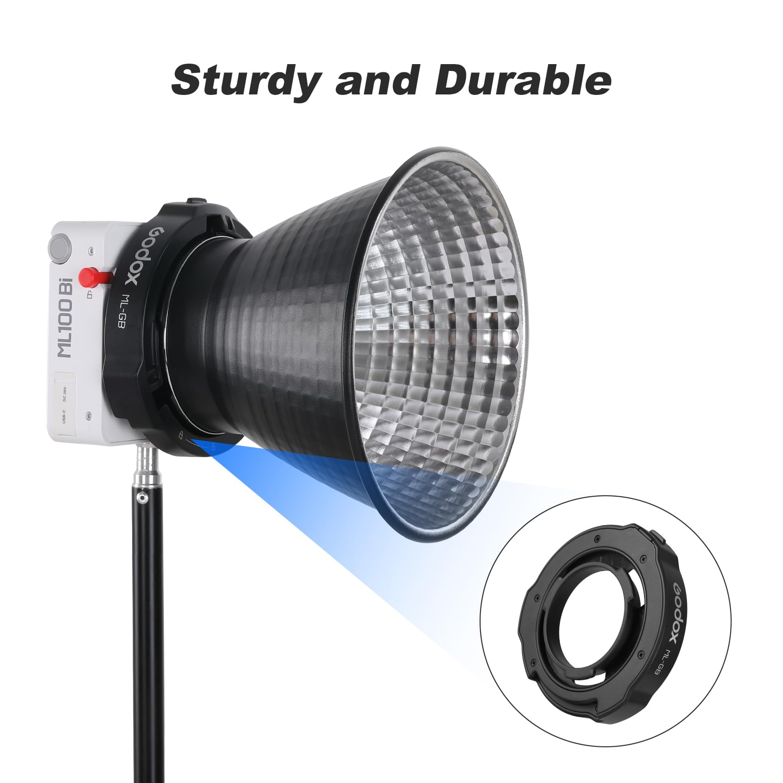 Foto 3 pulgar | Adaptador Speedring Godox Ml-gb Godox Mount A Bowens Mount - Venta Internacional.