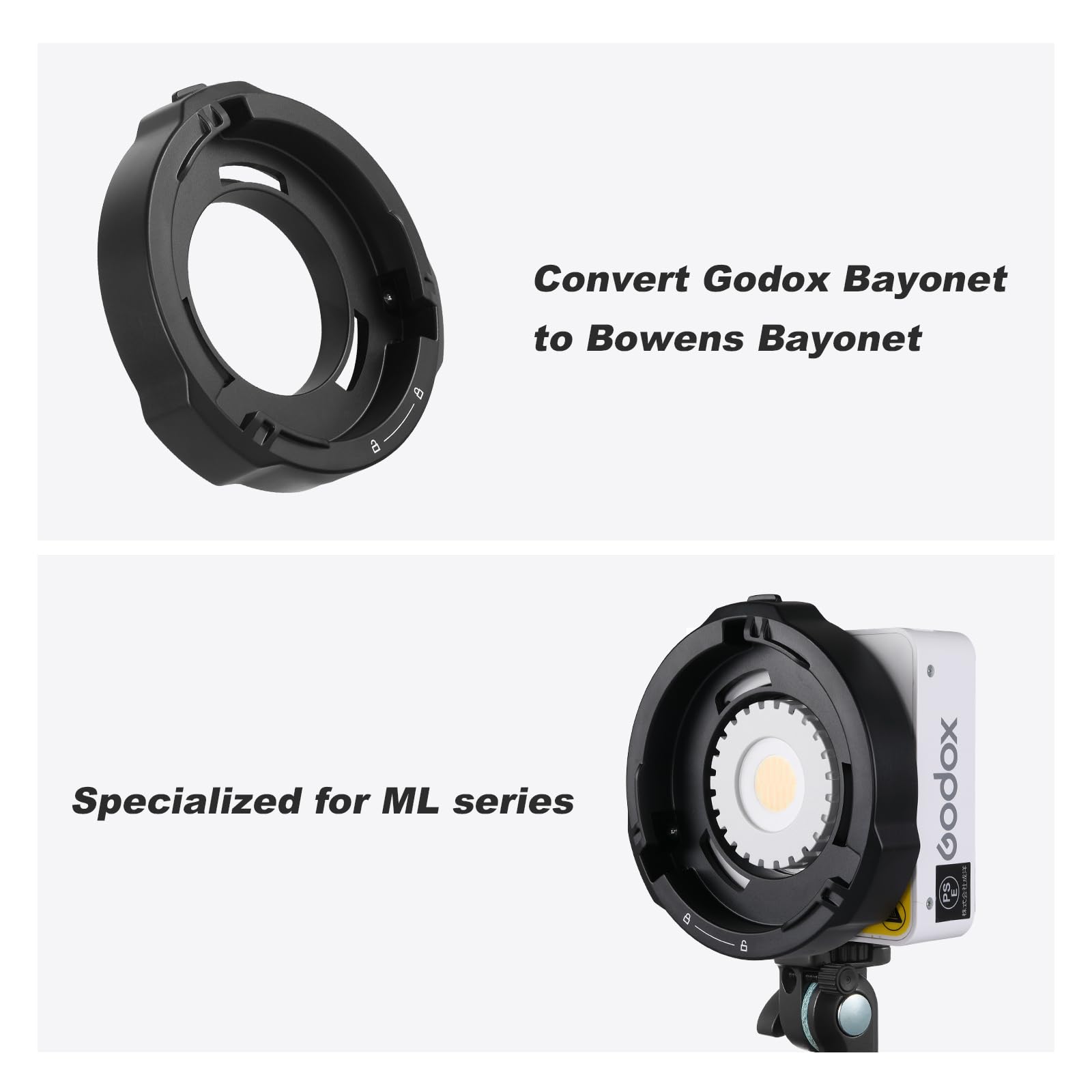 Foto 7 pulgar | Adaptador Speedring Godox Ml-gb Godox Mount A Bowens Mount - Venta Internacional.