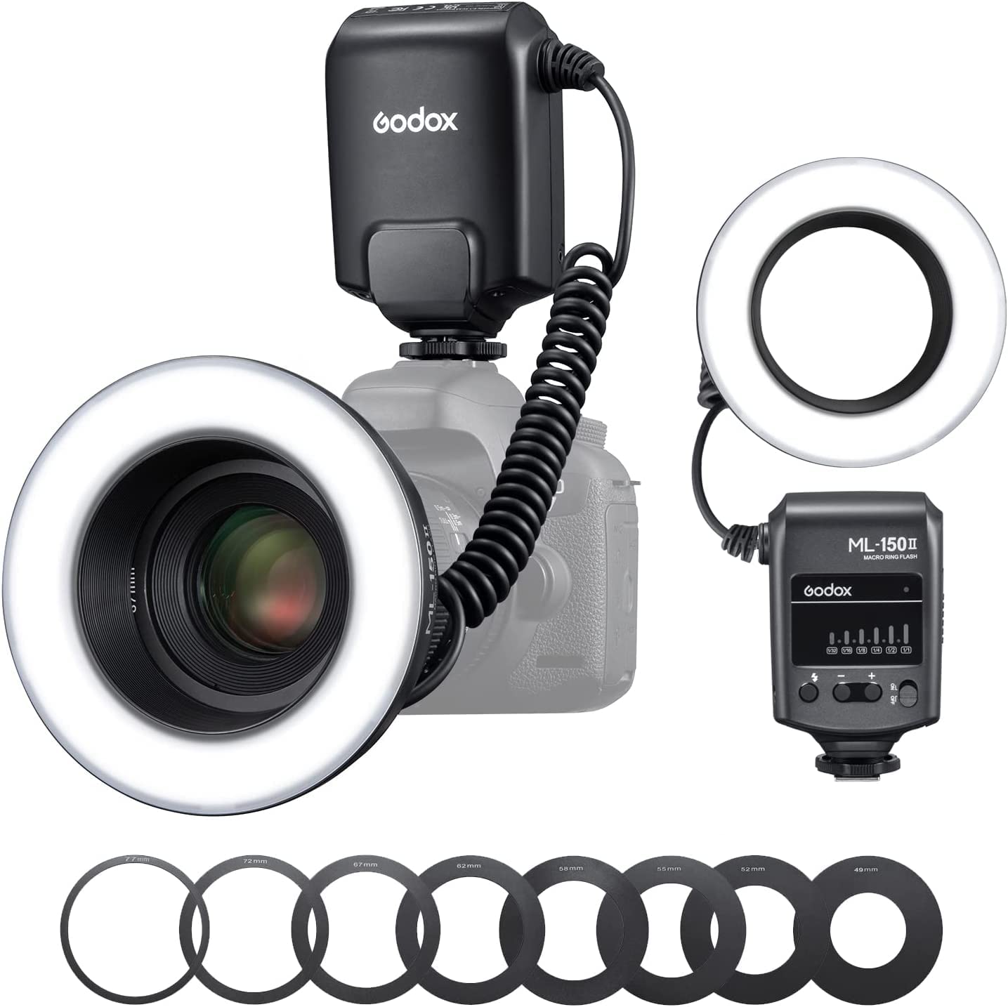Foto 2 pulgar | Macro Ring Flash Godox Ml150 Ii Para Sony Canon Nikon Fuji - Venta Internacional.