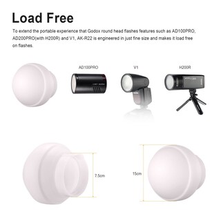 Foto 2 | Domo De Difusión Godox Ak-r22 Para Flash De Cabeza Redonda V1/v1pro - Venta Internacional.