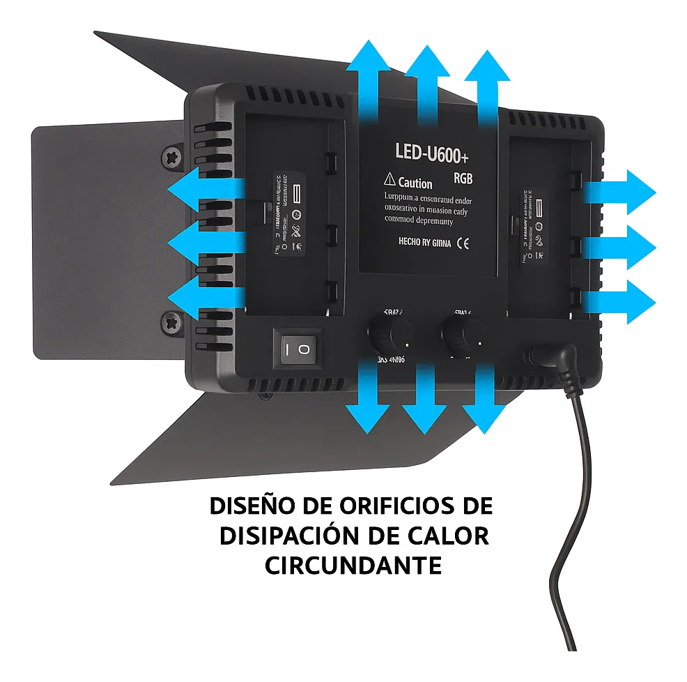 Foto 6 pulgar | Panel LED Profesional 40W con Trípode 2.1m, Control Remoto y Batería Recargable – Luz Ajustable 3200K a 6500K