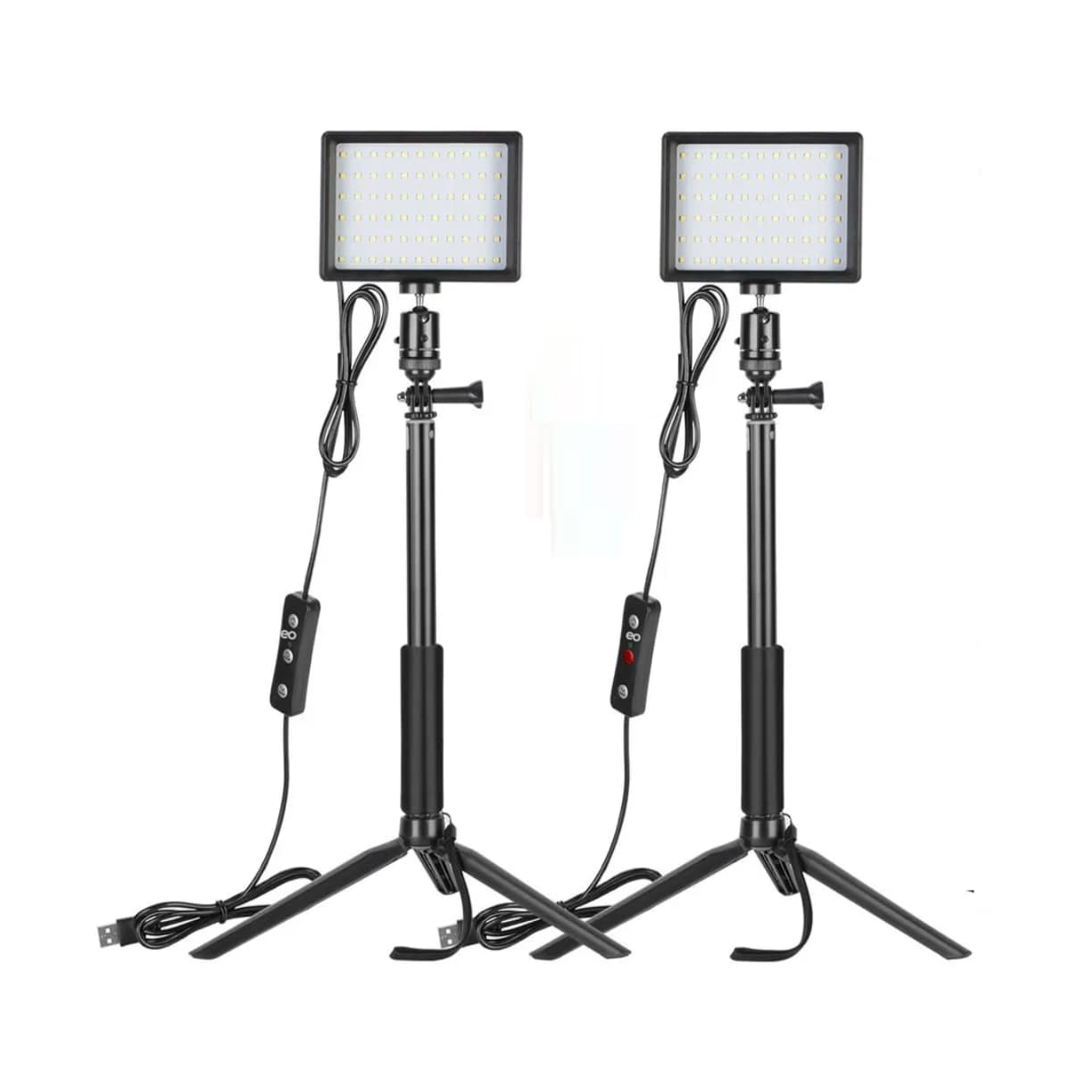 Usb Led Kit Luz Video Iluminación Fotografía Regulable Eo Safe Imports Esi-20554 Negro $799
