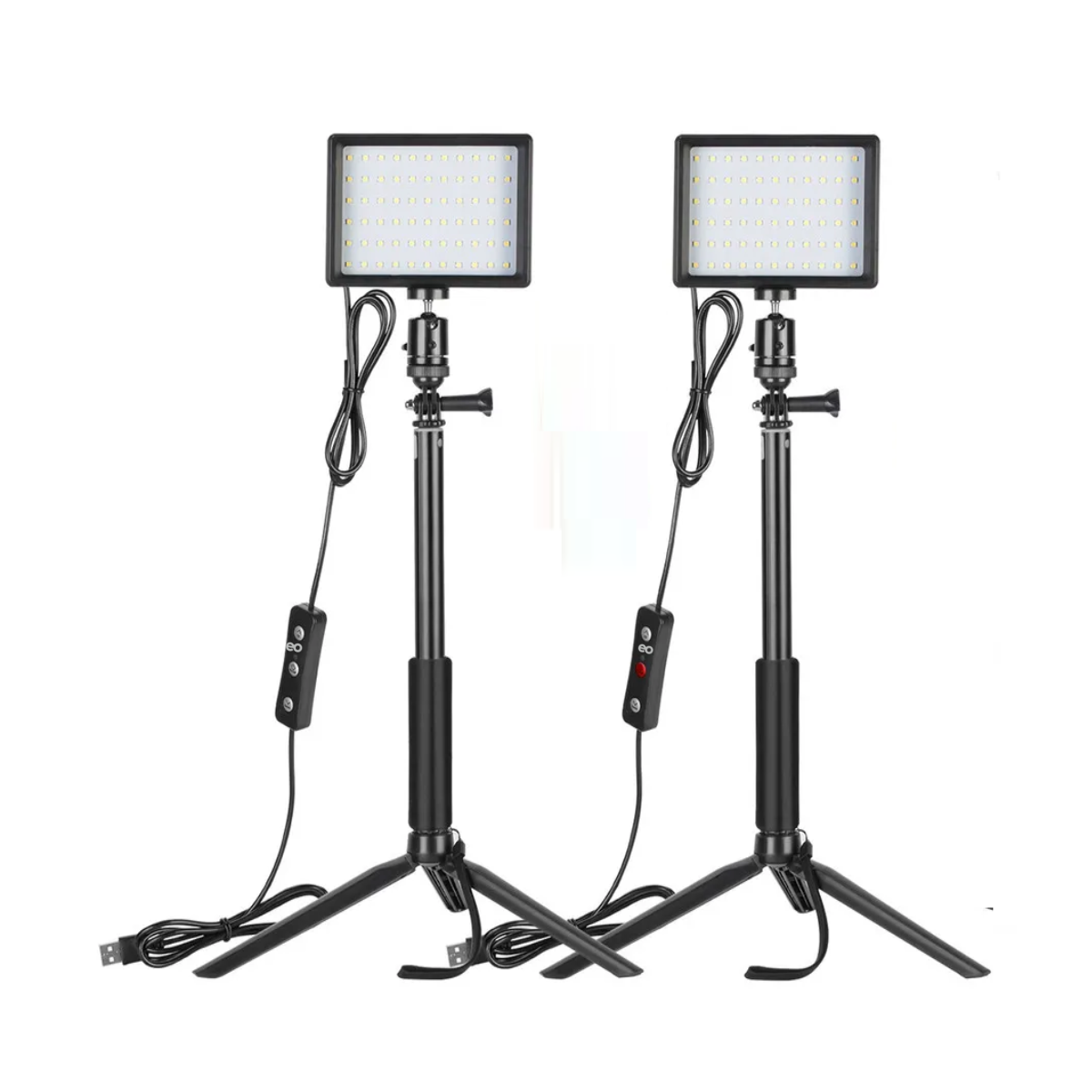 Foto 2 pulgar | Usb Led Kit Luz Video Iluminación Fotografía Regulable Eo Safe Imports Esi-20554 Negro