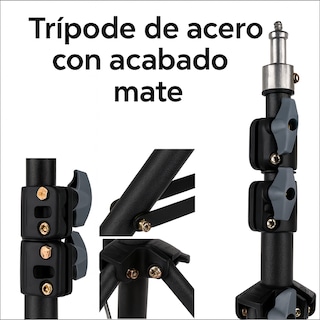 Foto 4 | Set 2 Aros De Luz Led Rectangular Recargable Con Trípode 2.1 m Cabezal De Rotación Y Soporte Celular – 3