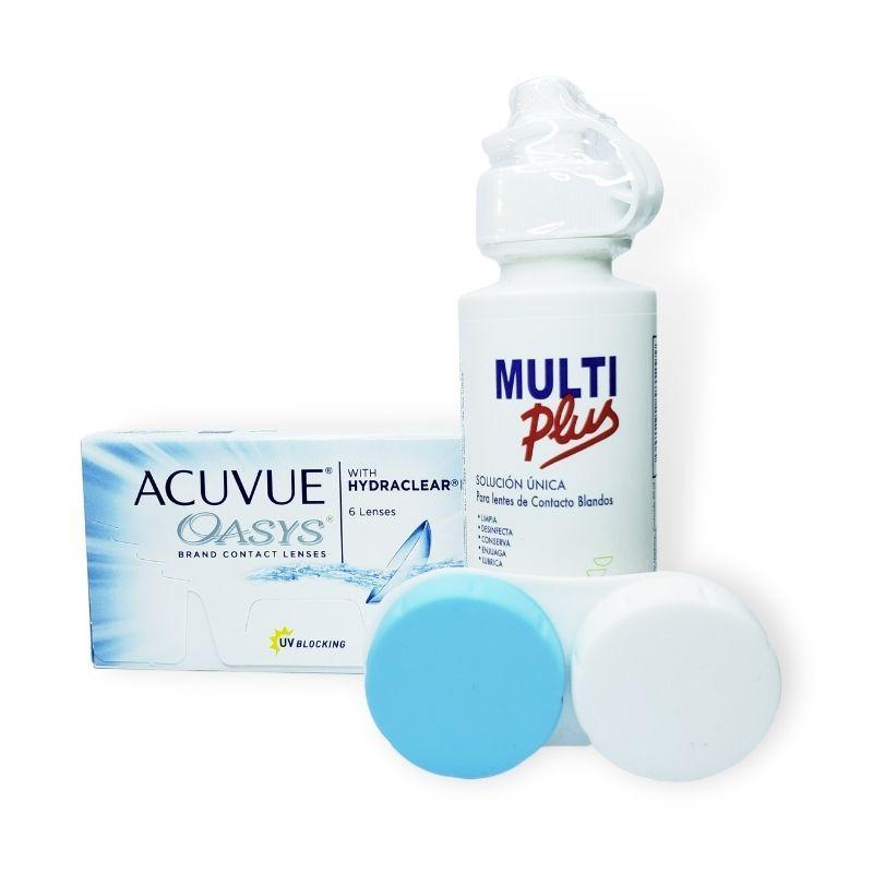 1 Caja Con 6 Lentes Acuvue Oasys D -2.25 Más Estuche