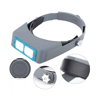 Foto 2 | Lupa de Lectura con Diadema EO Safe Imports ESI-15996 Gris