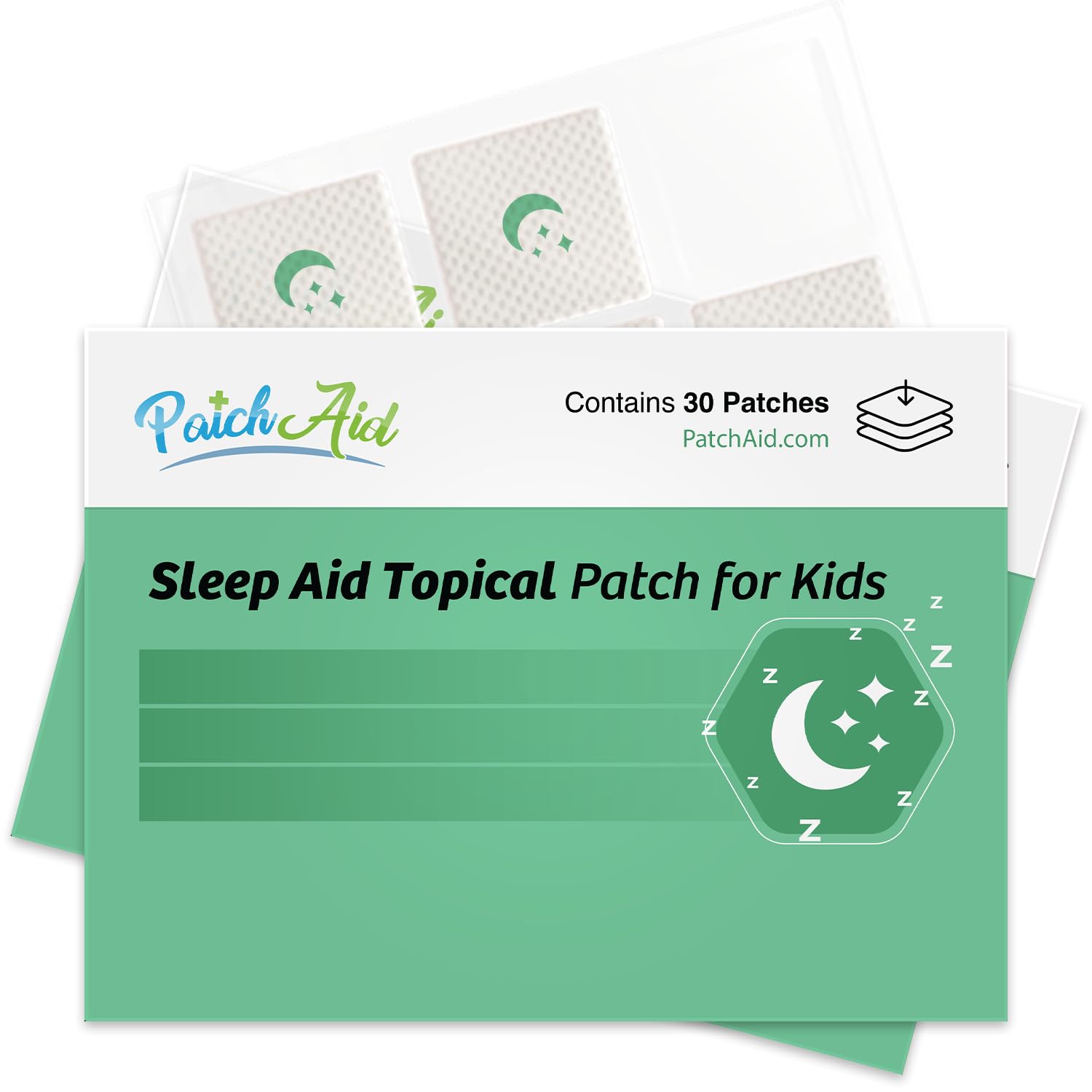 Foto 1 | Parche Tópico Sleep Aid Para Niños Patchaid  Suministro Para 30 Días - Venta Internacional.