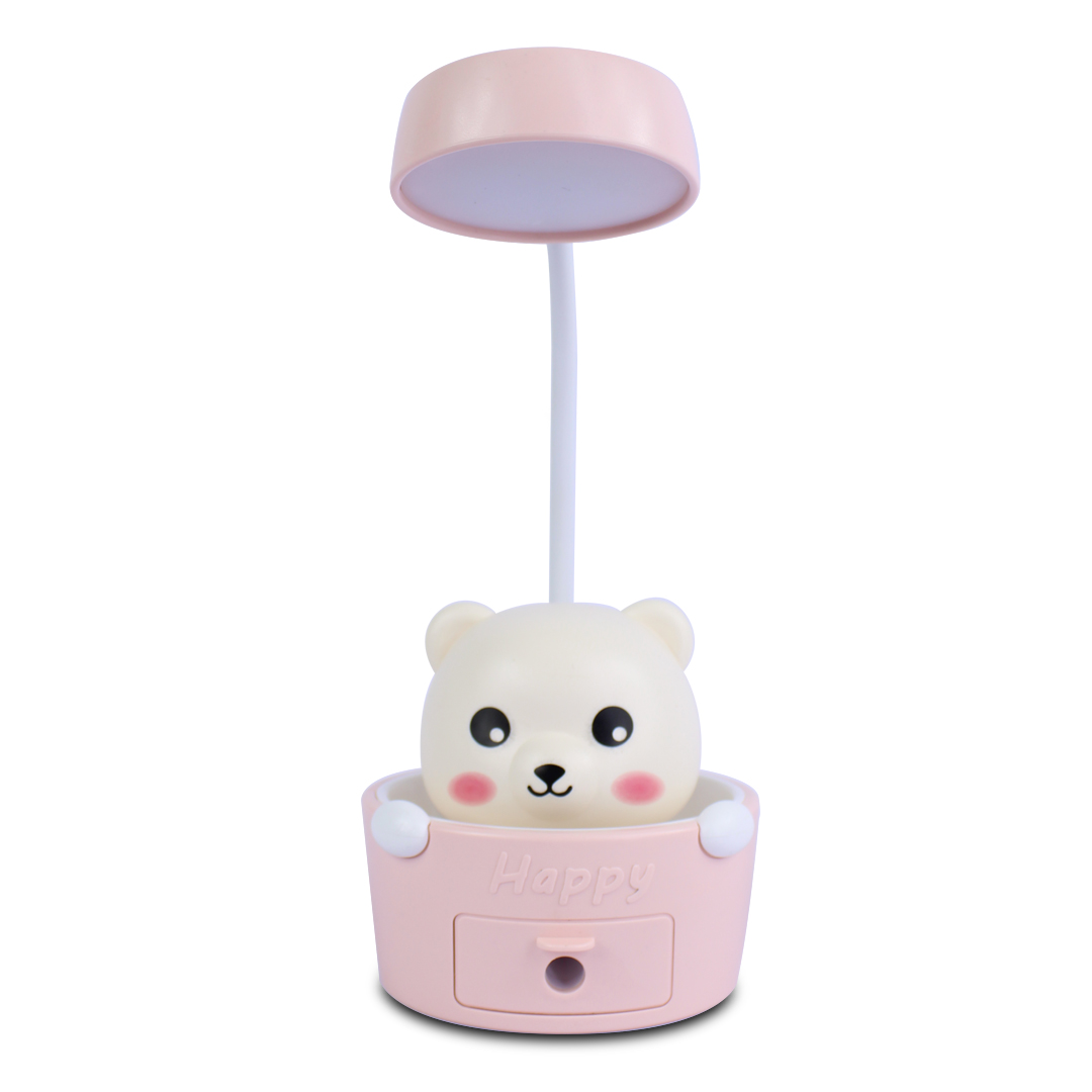 Foto 2 pulgar | Minilámpara de Escritorio Led Playbox XTD-602D Osito con Sacapuntas
