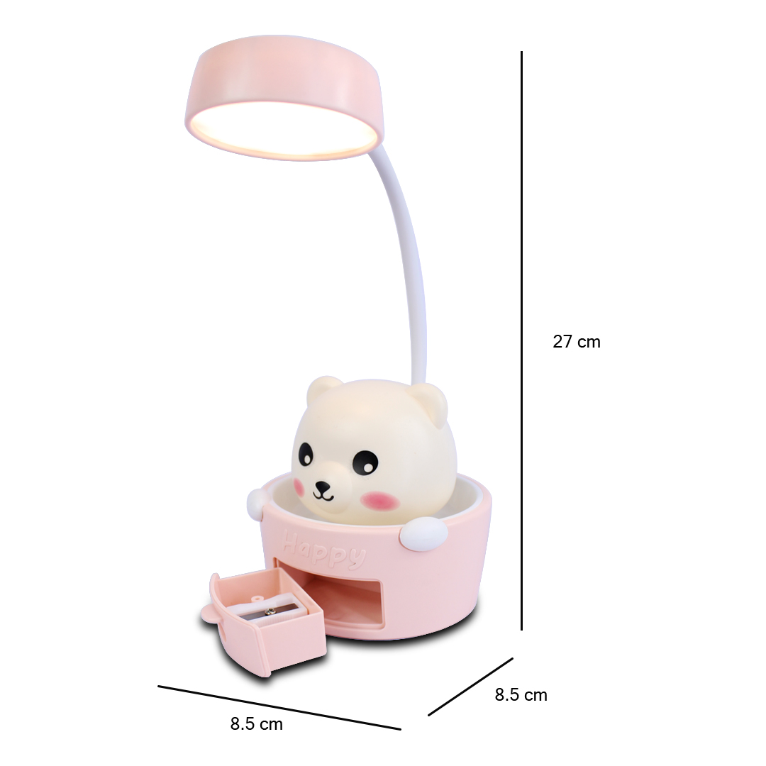 Foto 2 | Minilámpara de Escritorio Led Playbox XTD-602D Osito con Sacapuntas