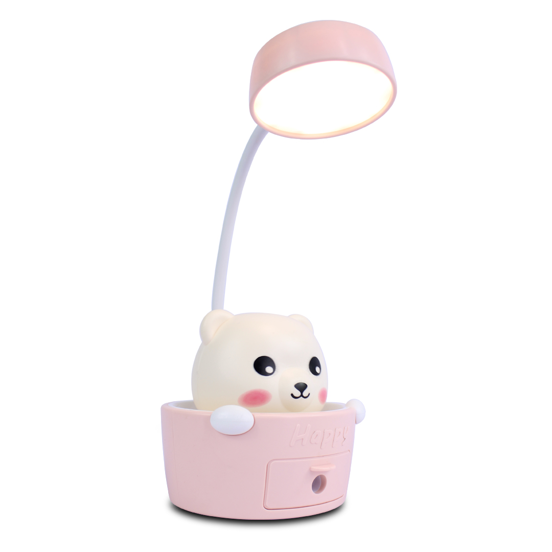 Foto 4 pulgar | Minilámpara de Escritorio Led Playbox XTD-602D Osito con Sacapuntas