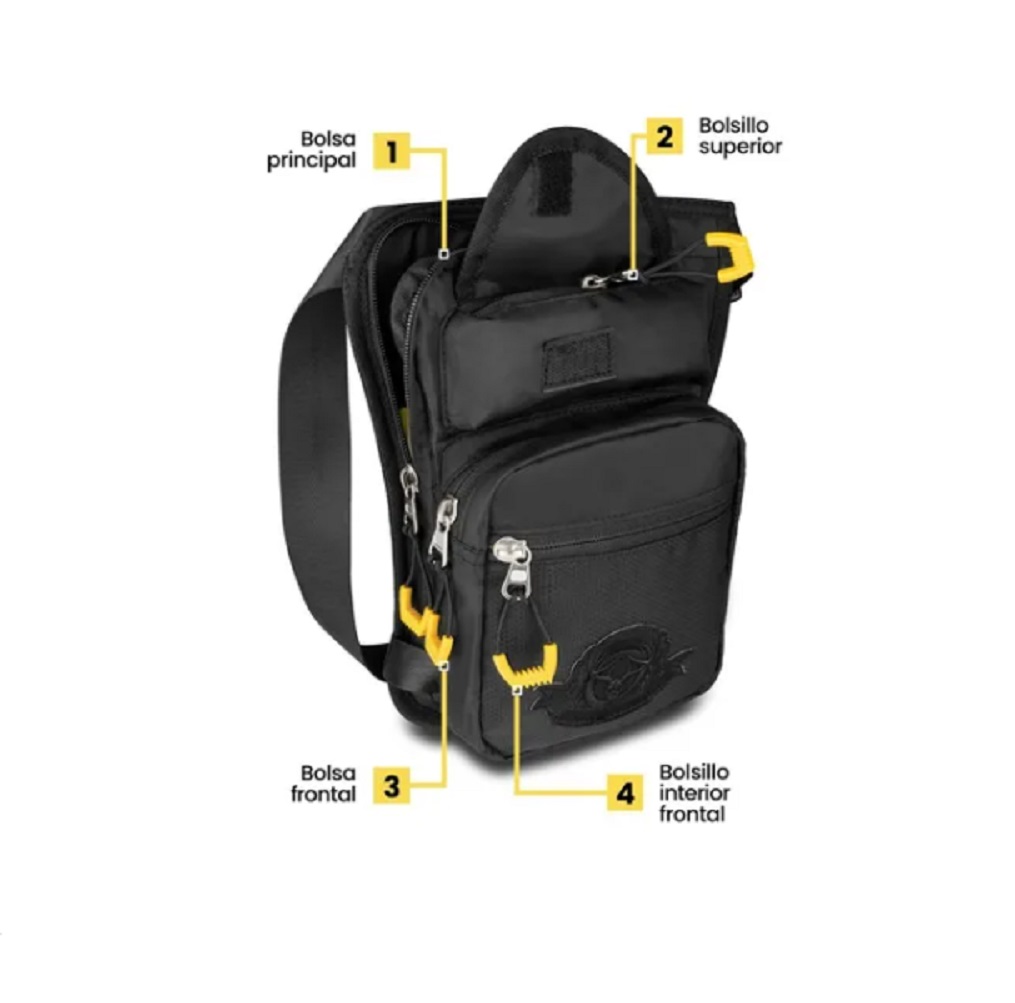 Foto 4 pulgar | Mochila Piernera/Muslera/Campismo Moto Ciclismo