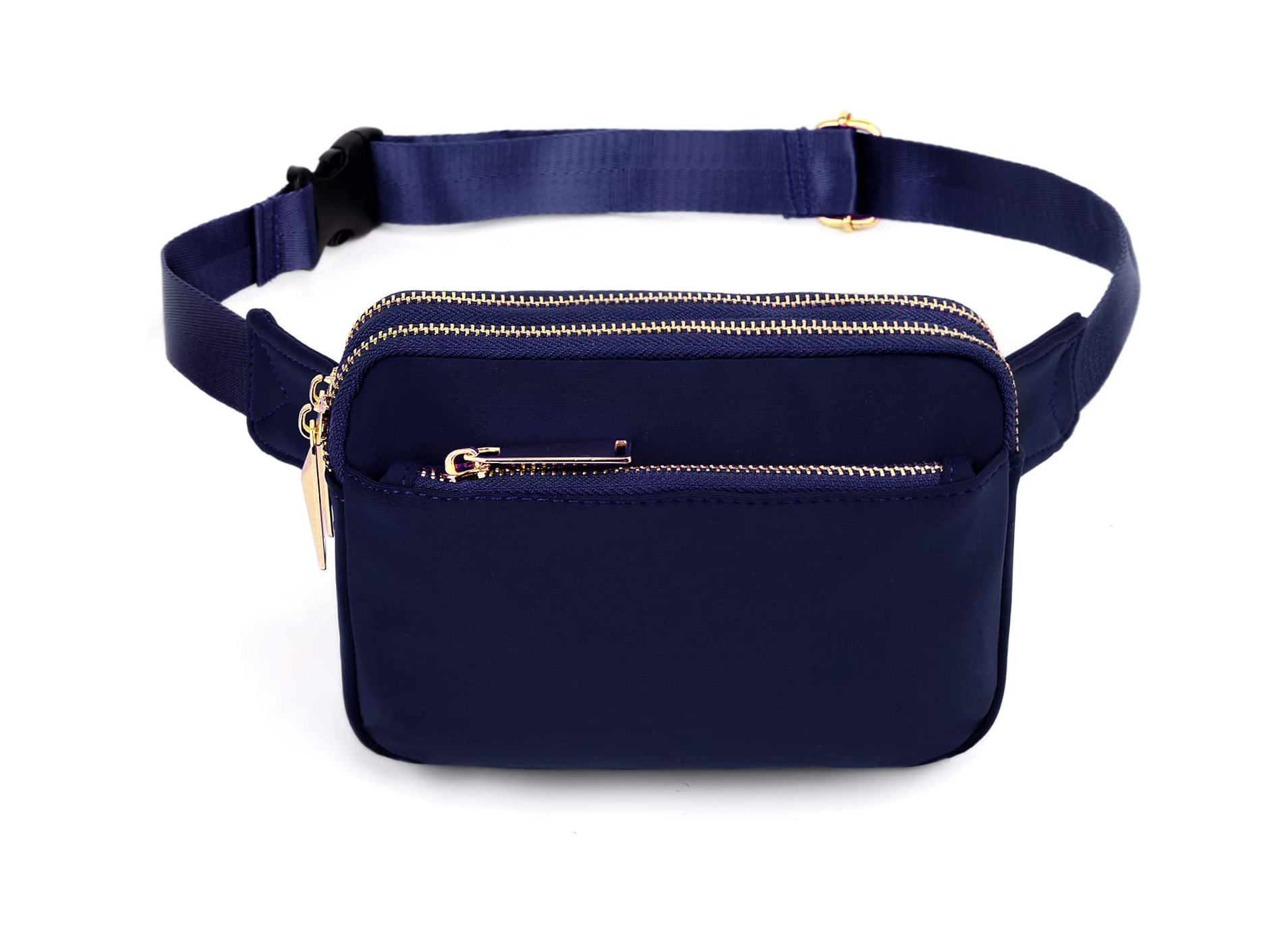 Cangurera Malubero color Azul de Nailon Impermeable Unisex