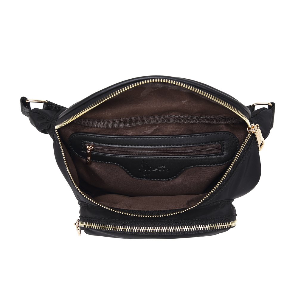 Foto 4 pulgar | Bolsa Cangurera Dama Hpc Polo color Negro