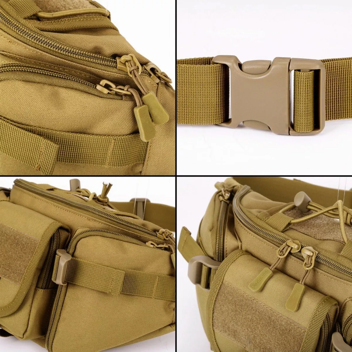 Foto 4 pulgar | Cangurera Táctica Impermeable Eo Safe Imports Esi-4667 color Marrón