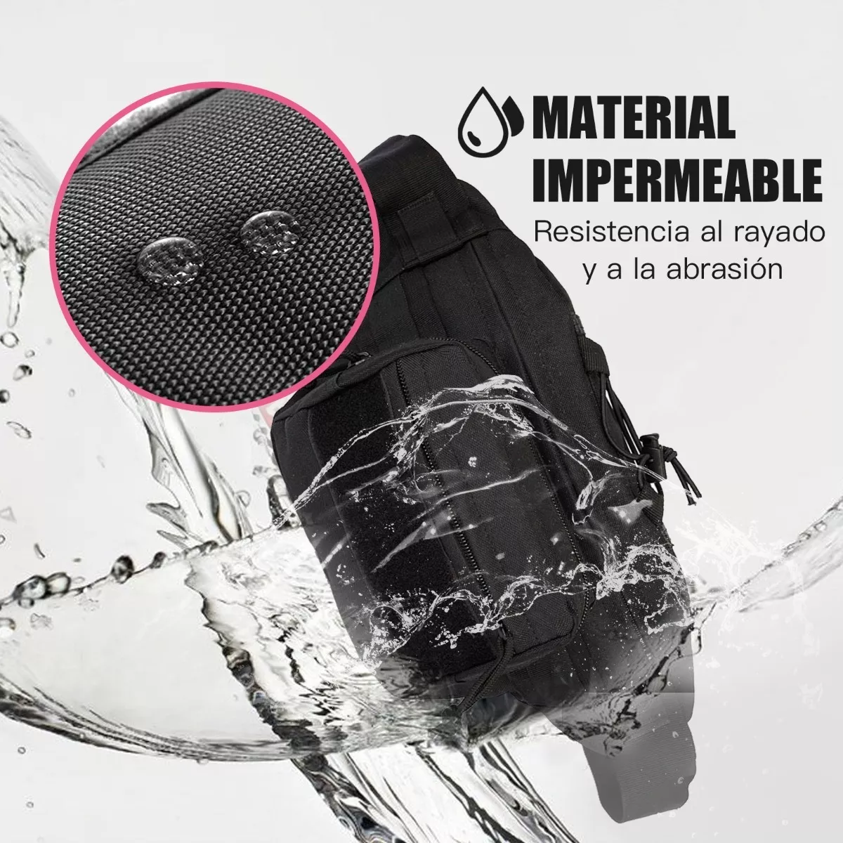Foto 4 pulgar | Cangurera Táctica Impermeable Eo Safe Imports Esi-5540 color Negro
