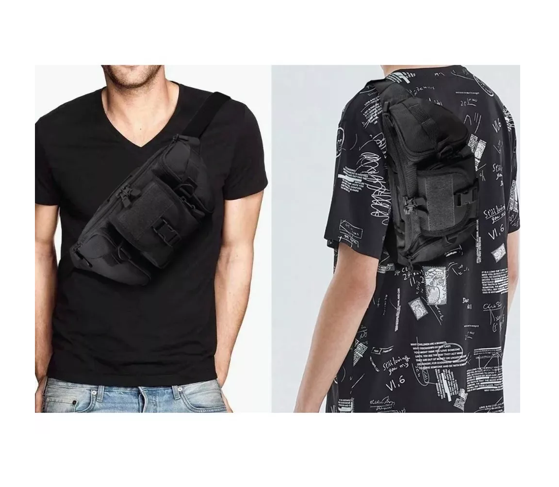 Foto 4 | Cangurera Belug Impermeable color Negro