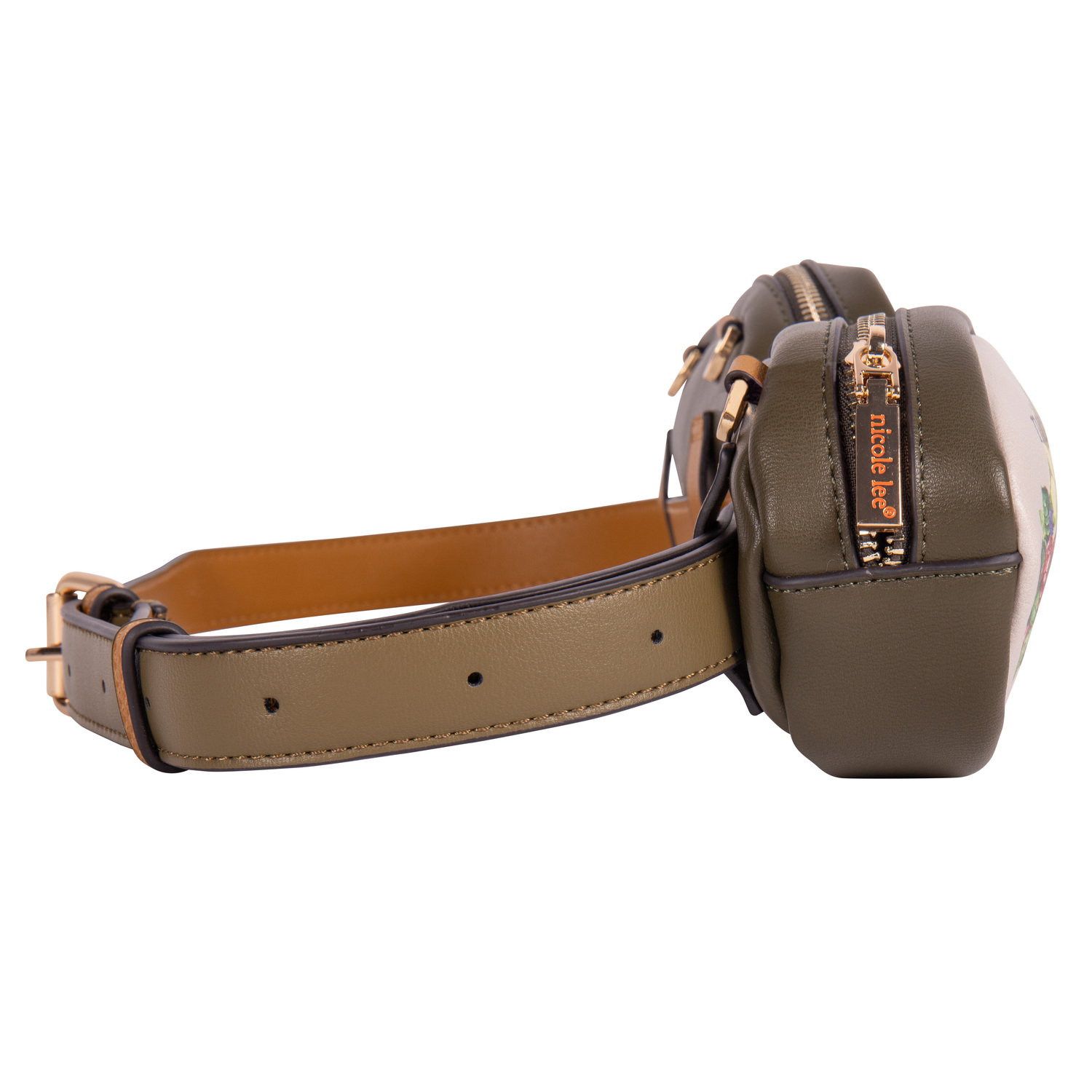 Foto 3 pulgar | Cangurera Nicole Lee Double Pouch Fanny con Monedero Together We Stand