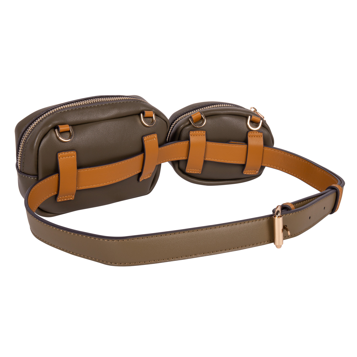 Foto 5 pulgar | Cangurera Nicole Lee Double Pouch Fanny con Monedero Together We Stand