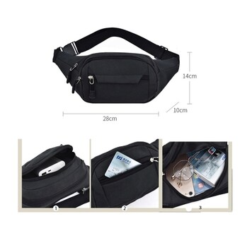 Foto 3 | Cangurera Funbu color Negro Deportiva Premium de Viaje