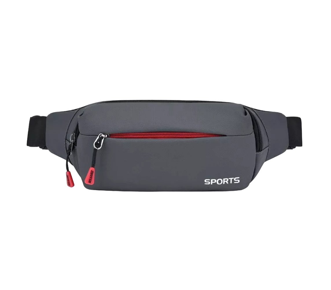 Cangurera Impermeable Sport Gris