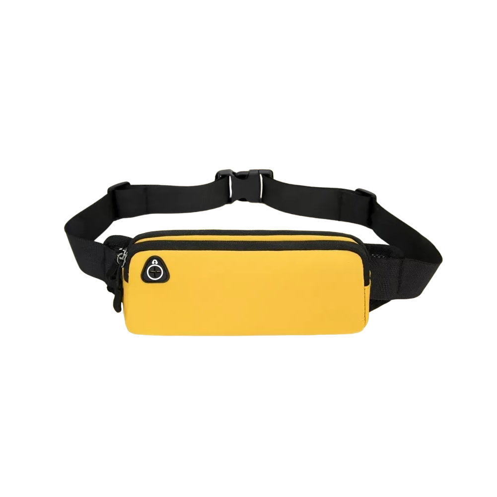 Riñonera Deportiva Lab.G Amarilla Impermeable Unisex